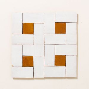 Ochre Basketweave Zellige - Wall tile-stone-brick by Bert & May