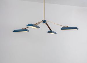 RINATO LINEAR CHANDELIER 4 - Ceiling lamp by Bert Frank