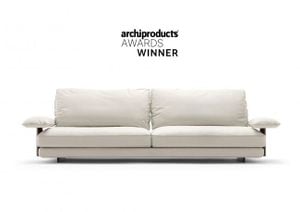 David modern leather sofa - Sofa by BertO