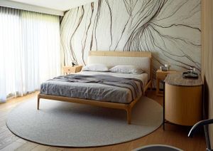 East Side solid oak bed - Bed frame by BertO