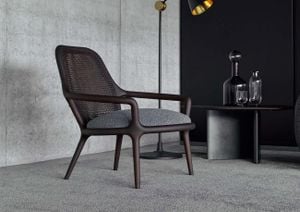 Elegant armchair Patti Dark Oil - Armchair by BertO