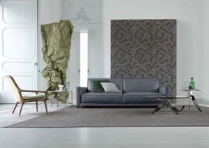 Ergonomic sofa in leather Tommy - Sofa by BertO