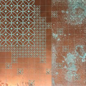 Blue corten - Wallpaper by BeWall