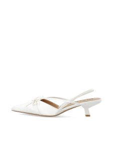 Biakristin kitten heels | Bianco - Accessories by Bianco Cave by Fato Stone