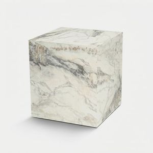 Tavolino cubo effetto pietra per salotto design Küp - Coffee table by BICA S.p.A