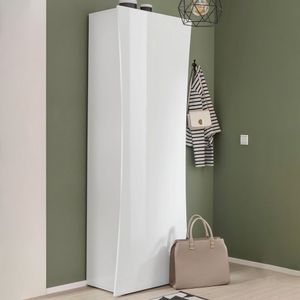 Armadio guardaroba ingresso soggiorno design 5 vani bianco lucido Arco Wardrobe - wardrobe by BICA S.p.A