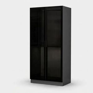 Armadio 2 ante guardaroba con vetro 90 cm Kale 90 - wardrobe by BICA S.p.A