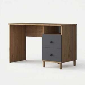Scrivania porta PC con cassetti e vano laterale Tivan - Desk by BICA S.p.A