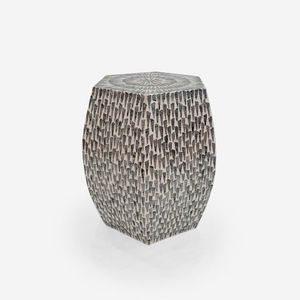 Tavolino esagonale moderno di design con intarsi in madreperla Tari - Coffee table by BICA S.p.A