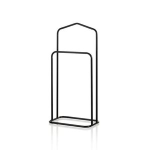 Appendiabiti da terra servomuto in metallo nero Goro - Furniture accessories by BICA S.p.A