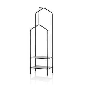 Stand appendiabiti in metallo nero design moderno e salvaspazio Caleb - Furniture accessories by BICA S.p.A