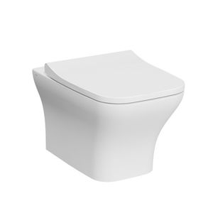 Vaso WC bagno sospeso moderno sedile asse copriwater Mia Square VitrA - Toilet by BICA S.p.A