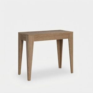 Consolle tavolo allungabile 90x42-302cm sala da pranzo legno Isotta Oak - Accessories by BICA S.p.A