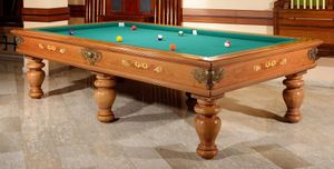 Spring: Biliardo d'Arredo in Stile Antico per Gioco all'Italiana - Accessories by Biliardi MBM srls
