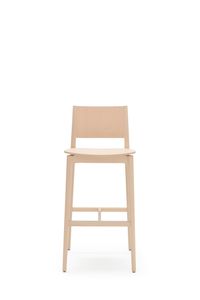 BLAZER 232 - Beech stool - Stool by Billiani