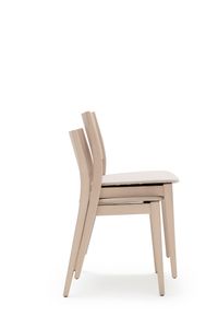 BLAZER 634 - Beech chair - Chair by Billiani