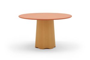 COROLLA 282 - Round ash table - Table by Billiani