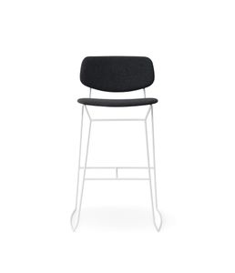 DOLL 165 - High fabric stool - Stool by Billiani