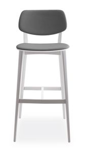 DOLL 556 - High fabric stool with integrated cushion - Stool by Billiani