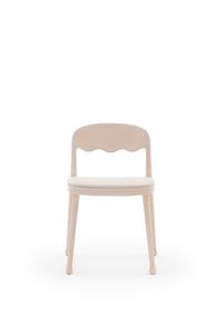 FRISÉE 251 - Ash chair with integrated cushion - Chair by Billiani