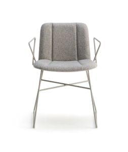 HIPPY 638 - Fabric chair with armrests - Chair by Billiani