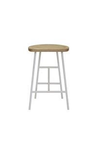 PUCCIO 714 - High ash stool with footrest - Stool by Billiani