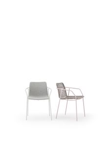 SEY 691 - Nautical rope easy chair with armrests - Armchair by Billiani