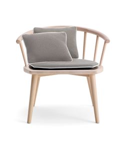 W. 606 - Beech easy chair - Armchair by Billiani