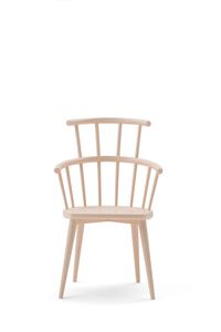 W. 603 - High-back beech chair - Chair by Billiani