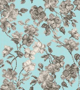 HANAMI AZZURRO - Glass mosaic - Wall tile-stone-brick by Bisazza