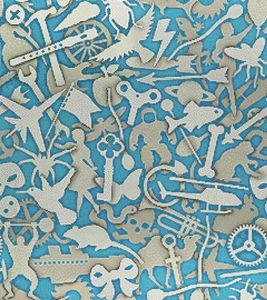 SILHOUETTE TURQUOISE - Glass mosaic - Wall tile-stone-brick by Bisazza