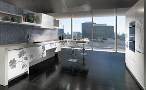 Iris Kitchen - Kitchen cabinet by Bizzotto Italia