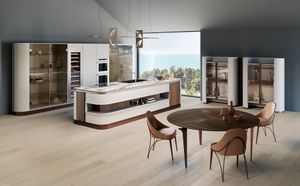 Kitchen Nara - Kitchen cabinet by Bizzotto Italia