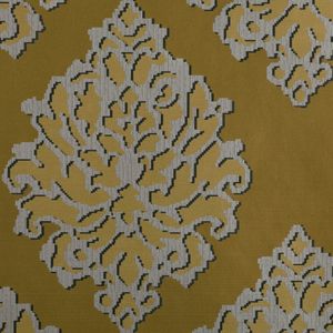 Castelli Wallcovering Ochre - Upholstery fabric by Black Edition