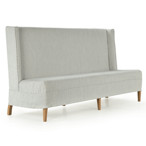 VARENNE - Linen bench high-back - Bench by Blasco