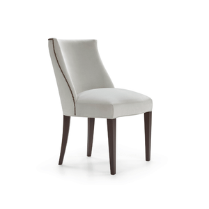GREY - Velvet chair with armrests - Chair by Blasco