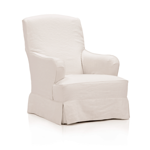 INGRID - Linen armchair with armrests - Armchair by Blasco