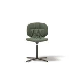 HALO Office Swivel Flat Base Chair (Soft Upholstered) - Armchair by Blasco&Vila