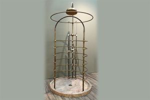 Vintage round shower - Shower by BLEU PROVENCE