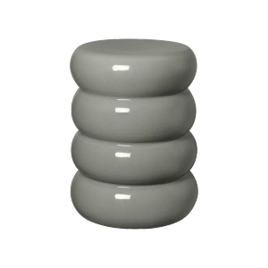 TORU Ceramic Stool Elephant Skin round Ø 34 cm - Stool by Blomus