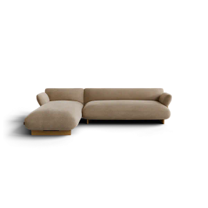 2-seater chaise longue, left side MOCO Shitake, Kvadrat Moss - Accessories by Blomus