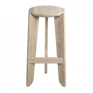 ELI oak wood bar stool, 75 cm - Stool by Blomus