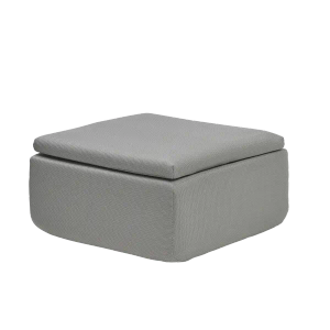 GROVA Stool Module Zinc – flexible for your outdoor lounge - Stool by Blomus