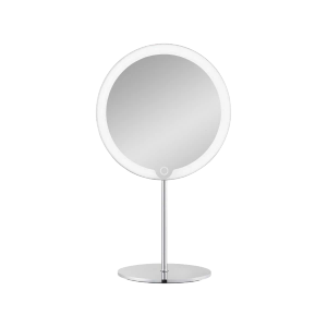 MODO LED Cosmetic Mirror Stainless Polished 5x - Accessories by Blomus