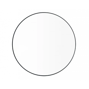 RIM Wall Mirror Black L Ø 80 cm - Accessories by Blomus