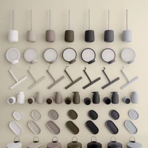 SONO Cosmetic Mirror Ashley Blue, 5× magnification - Accessories by Blomus