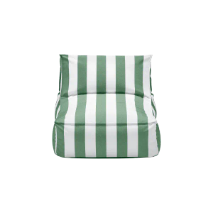 STAY Lounger Chair Lily White/Duck Green - Armchair by Blomus