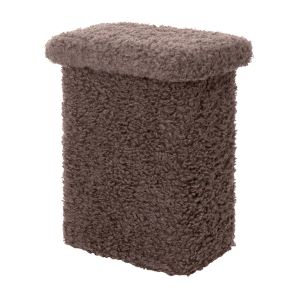 TEDDY T Stool Espresso | Softly padded & versatile - Stool by Blomus