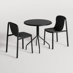 Hot Mesh + Decade Café Set - Chair by Blu Dot