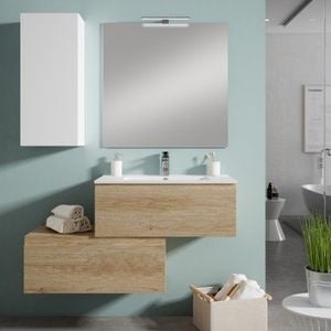 Mueble  VIOLETTA con encimera - Washbasin cabinet by Blubbain
